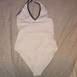 White Tank Stop Body Suit